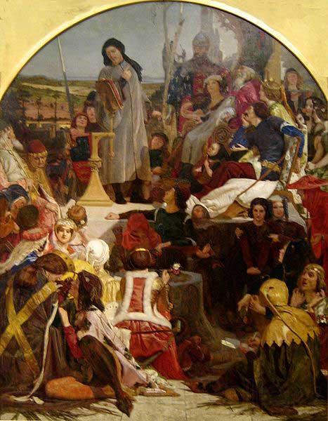 Ford Madox Brown 'Chaucer at the Court of Edward III